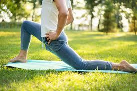 Yoga in het park