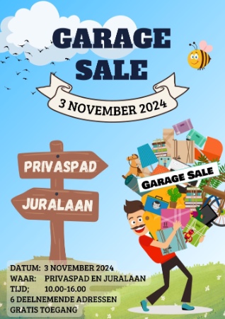 Garage Sale Privaspad en Juralaan